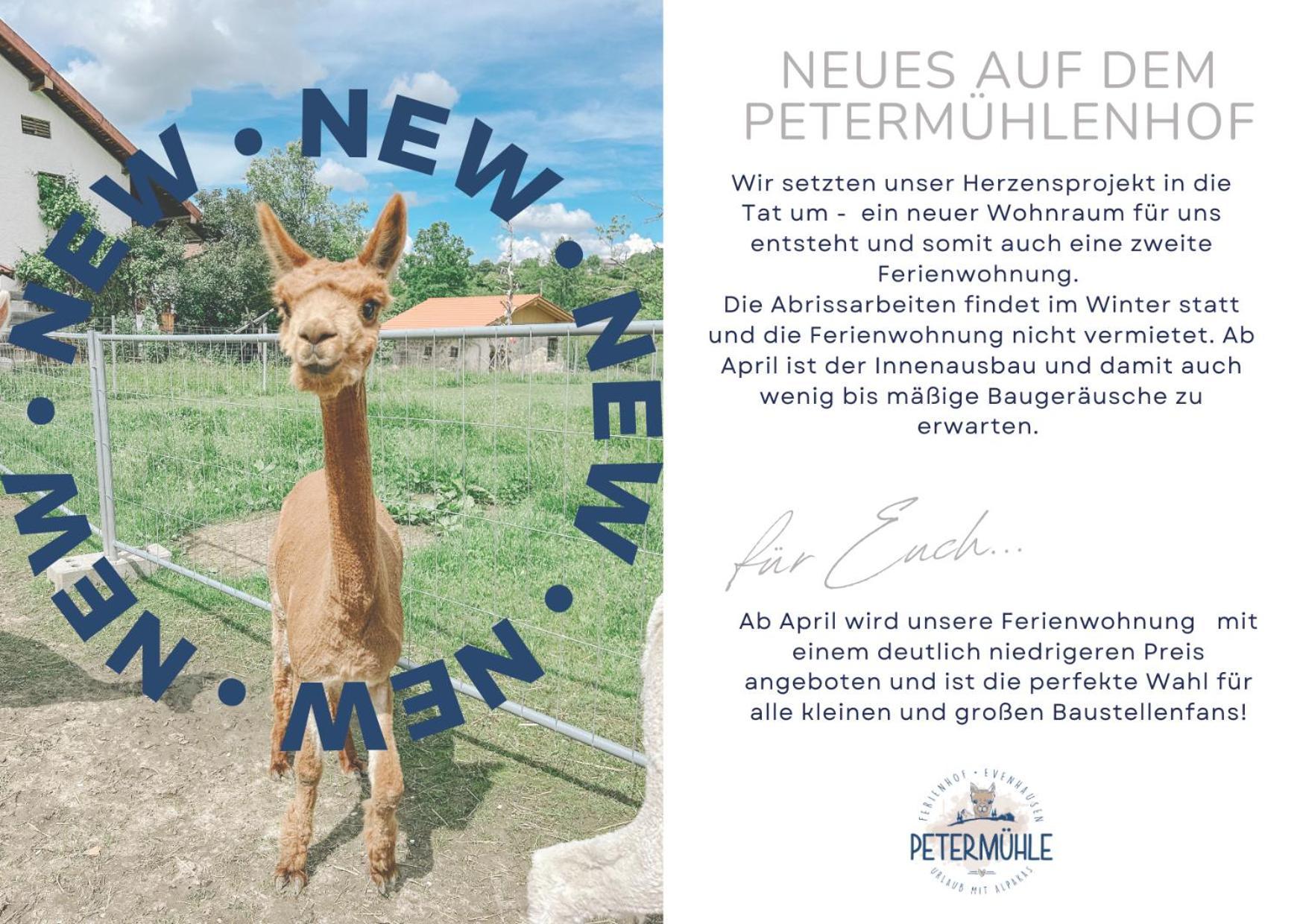 Petermuehle Urlaub Mit Alpakas Apartment *